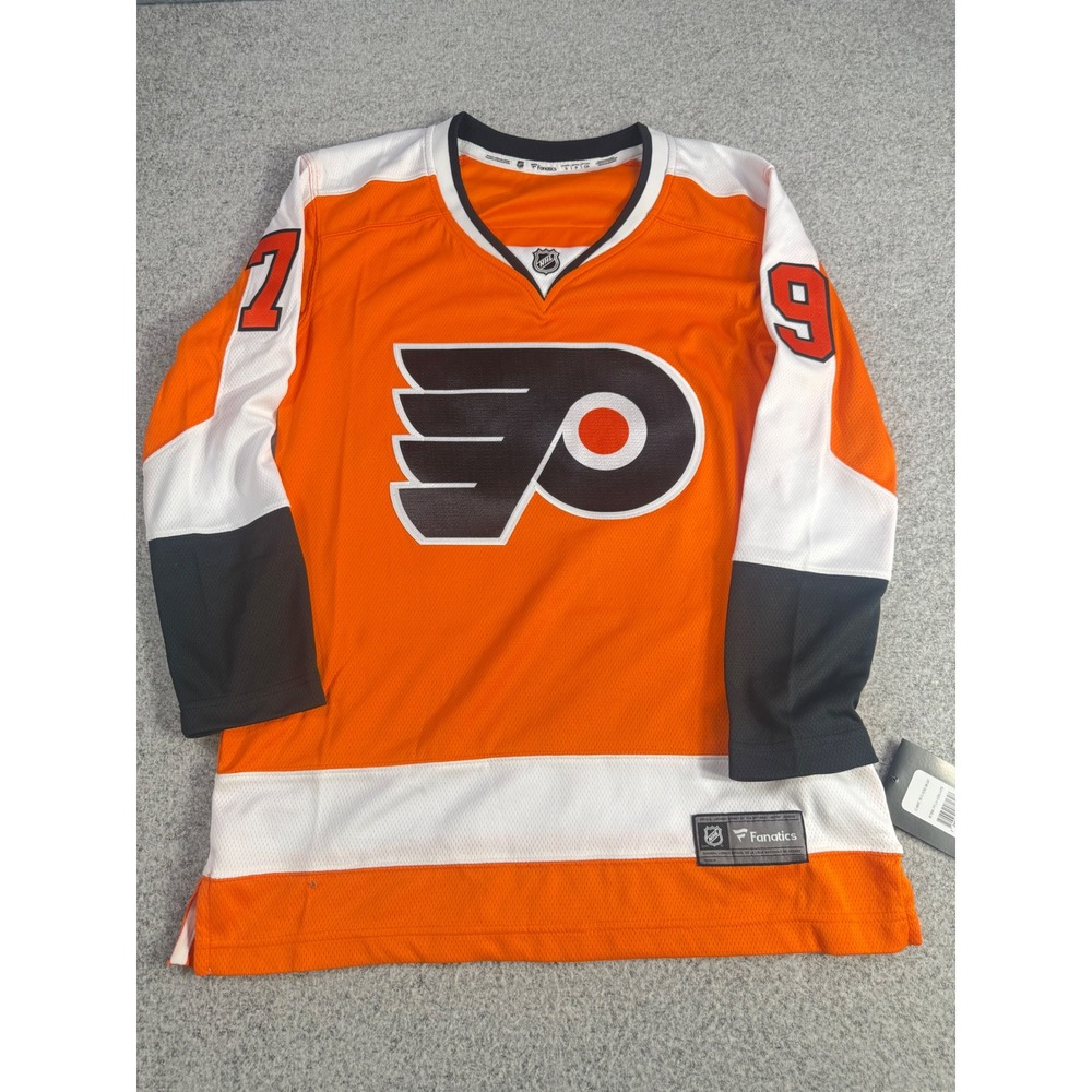New Carter Hart Philadelphia Flyers Fanatics NHL Jersey Womens Small Orange 79